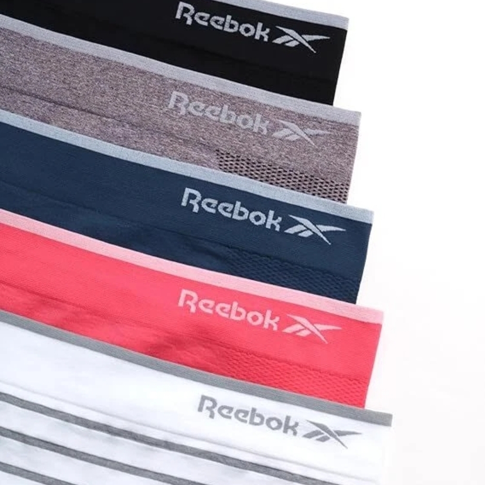 Reebok Women's Boxer Briefs Seamless Boy Shorts- 5 Pack - Picture 2 of 4